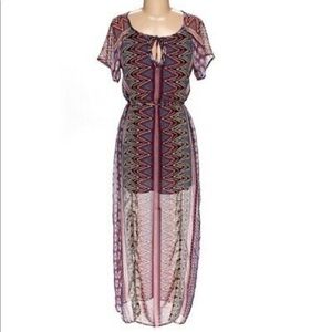 Patterned Maxi Dress